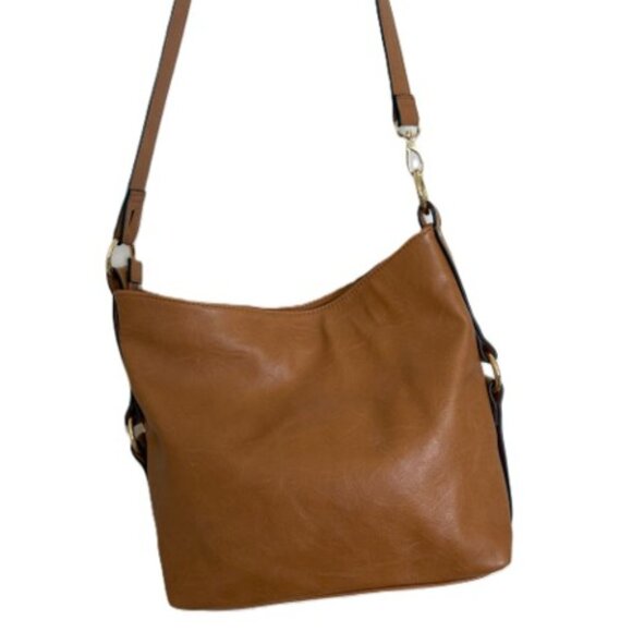 INC International Concepts Women Faux Leather Riverton Hobo Handbag - Picture 4 of 7